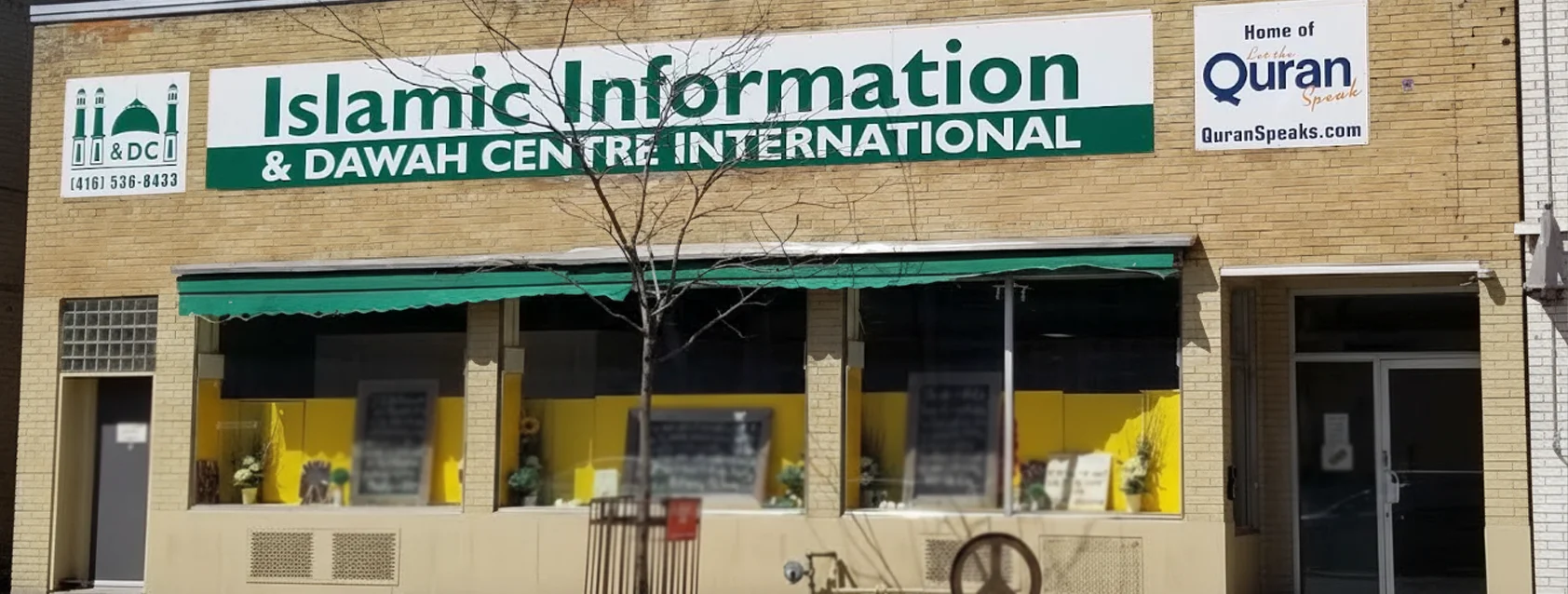 Exterior view of Islamic Information and Dawah Centre International Toronto building